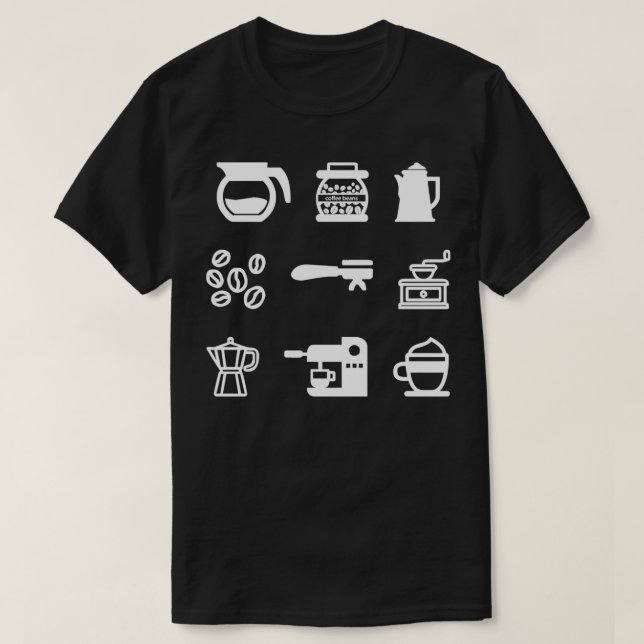 T-shirt Café Barista 4 (Design devant)
