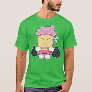 T-shirt Café Bodybuilding Barbell