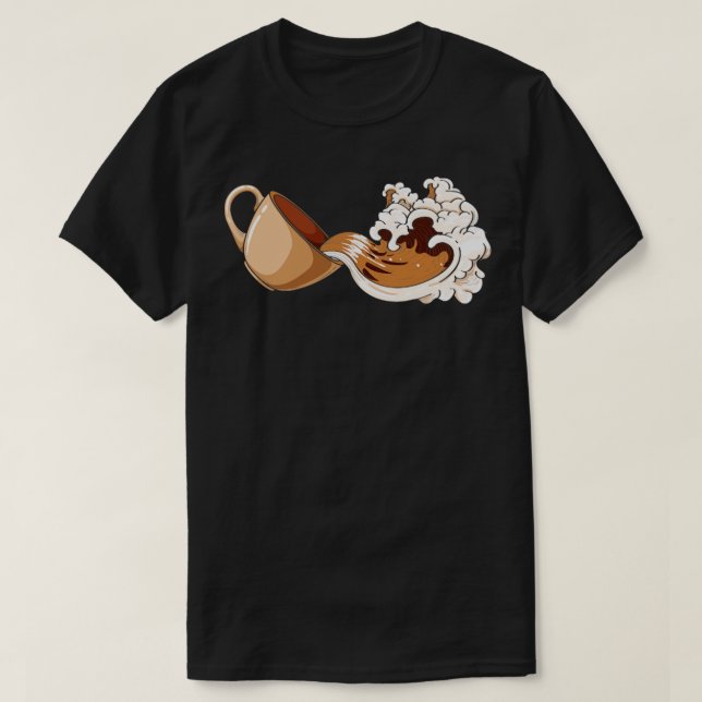 T-shirt Café Boisson Café Kanagawa (Design devant)