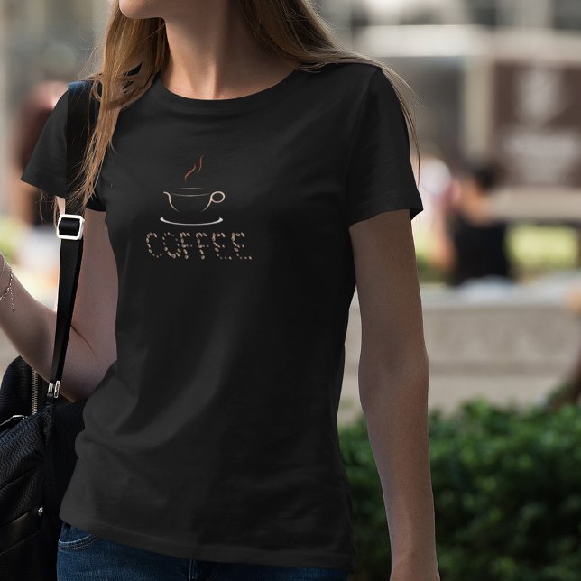 T-shirt Café Bowl & Coffee Beans (Créateur téléchargé)