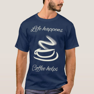 T-shirt Café-cadeau Barista Café Café Café-cadeau Aide Cit