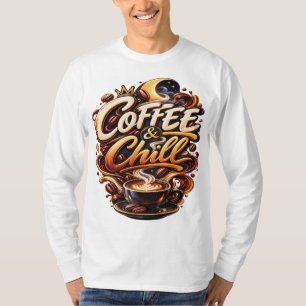 T-shirt Café & Chill Café Amoureux Rétro Espresso