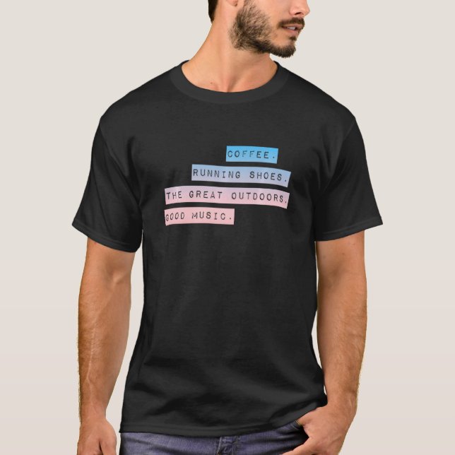 T-shirt Café Coureur Chaussures Le Grand Extérieur Bonne M (Devant)