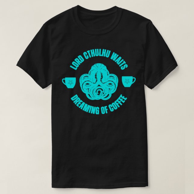 T-shirt Café Cthulhu4 (Design devant)