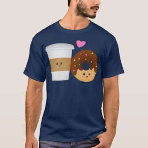 T-shirt Café Cute Et Donut Parfait Ensemble