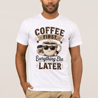 T-Shirt Café D'abord