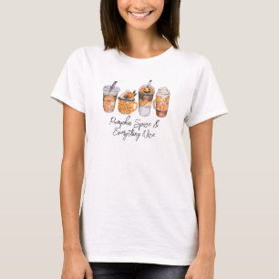 T-shirt Café d'automne