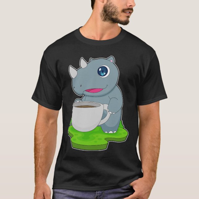 T-shirt Café de la coupe Rhino (Devant)