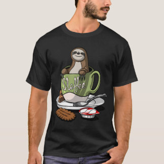 T-shirt Café de la paresse Sloffee