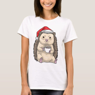 T-shirt Café de Noël au hérisson