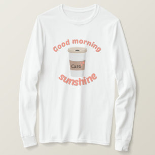 T-shirt "Café de soleil bonjour "