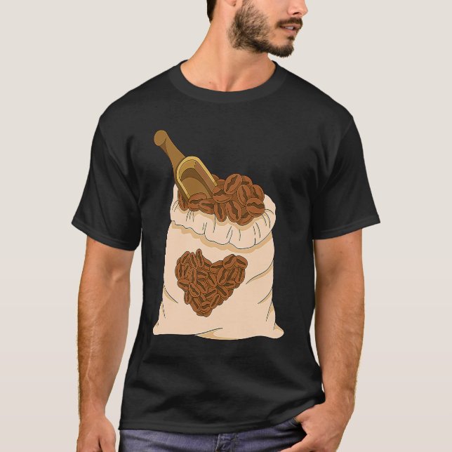 T-shirt Café Drôle Dire Café Boisson Espresso Café (Devant)