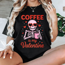 Café drôle est mon amoureux squelette de la Saint-