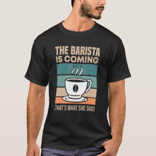 T-shirt Café  Espresso Barista Cappuccino Latte Art