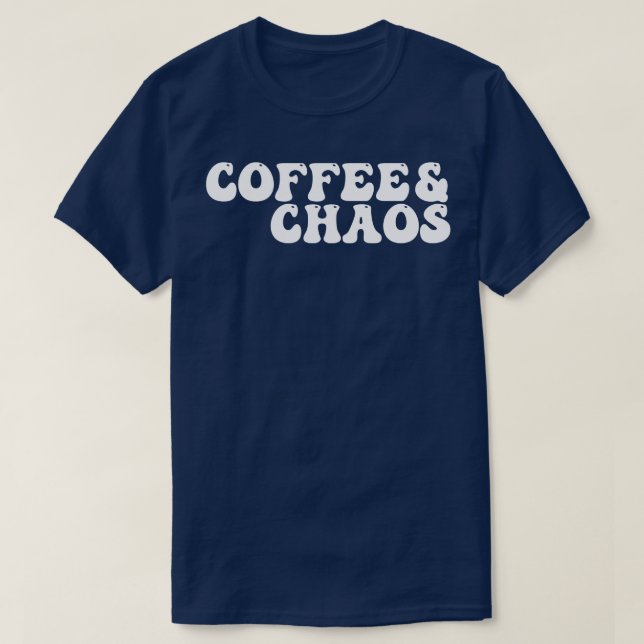 T-shirt Café et chaos 13 (Design devant)