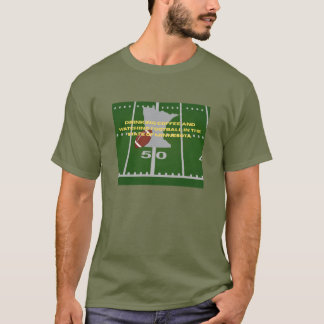 T-shirt Café et Football dans le Minnesota