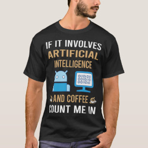 T-shirt Café Et Intelligence Artificielle IA