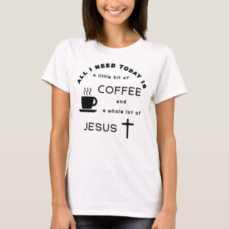 T-shirt Café et Jésus