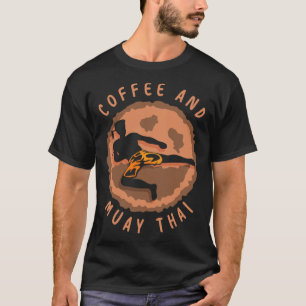 T-shirt Café et pratiquant de boxe de Muay Thai arts marti