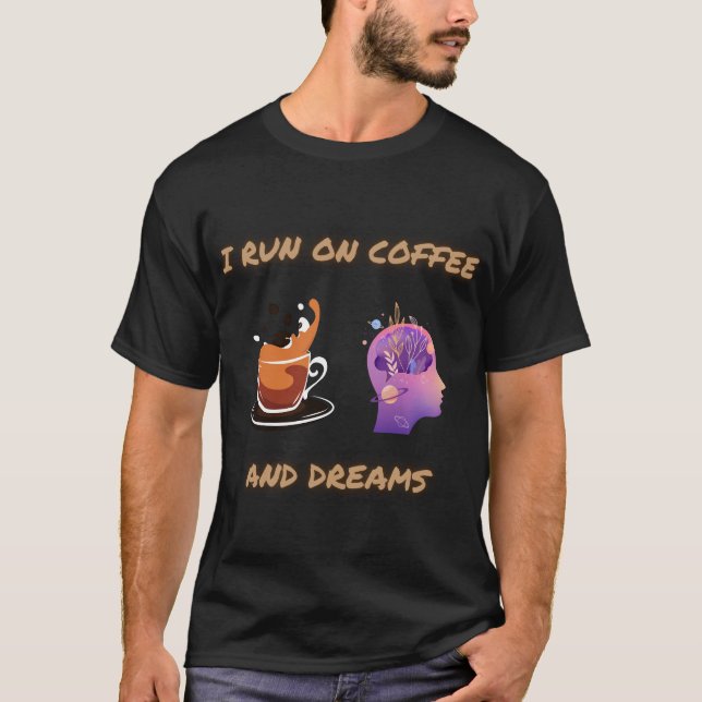 T-shirt Café et rêves (Devant)