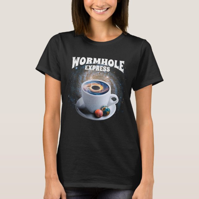 T-shirt Café Express Wormhole (Devant)