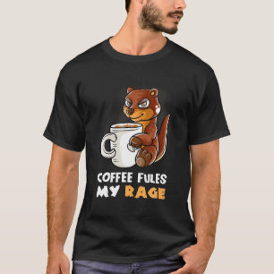T-shirt Café Fules Ma Rage Dans Ma Mug Caféine Nerd Drôle