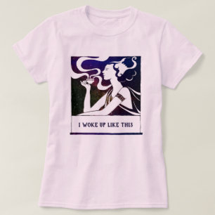 T-shirt Café Galaxy sur mesure Art Nouveau Femme Chic Funn