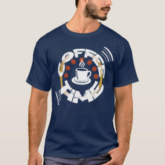 T-shirt Café Heure Café Amant Cadeau Café Cadeau Café Café