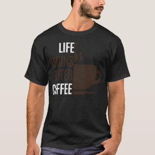T-shirt Café j'aime café junkie café