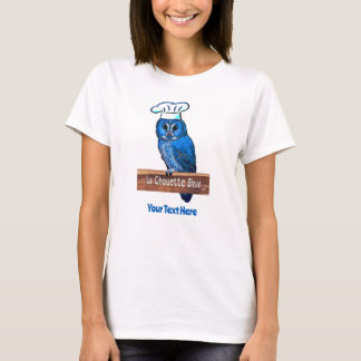 T-shirt Café La Chouette Bleue