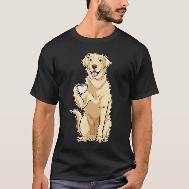 T-shirt Café Labrador Cup (Devant)
