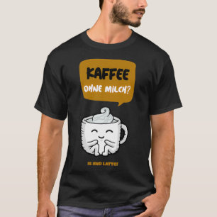 T-shirt Café Latte Café Milk Petit déjeuner Cadeau Barista