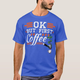 T-shirt Café Lover Cadeau Barista Espresso Mais Premier Ca