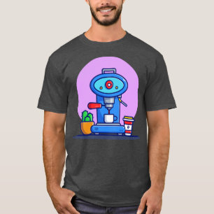 T-shirt Café Machine Pod Mug Cup Et Cactus