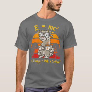 T-shirt Café Nerd Math Formule Enseignant Café Mug Llama