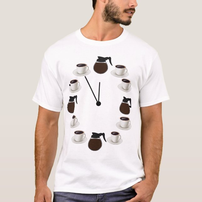 T-shirt Café O'clock Tout le temps (Devant)