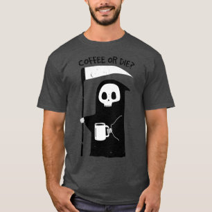 T-shirt Café ou mourir classique