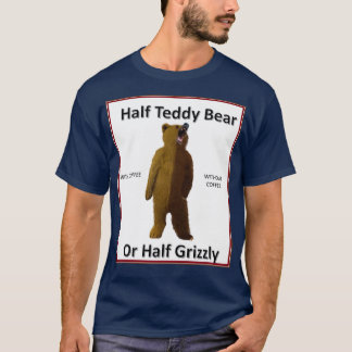 T-SHIRT CAFÉ OU OURS GRIZZLY 2