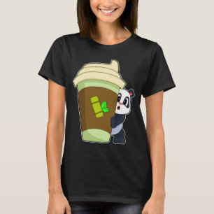 T-shirt Café Panda pour aller