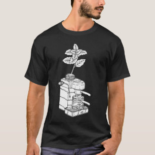 T-shirt Café Plante haricots et Mug Pocket Espresso Barist