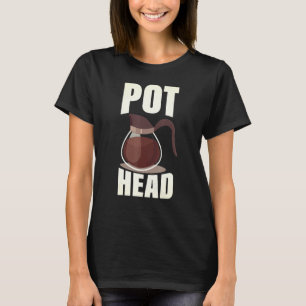 T-shirt Café Pot Tête Boire Espresso Caffeine Bean