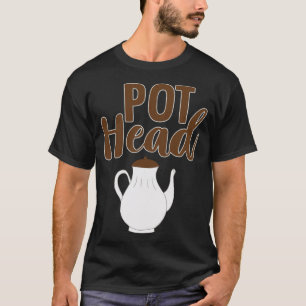 T-shirt café pothead et latte de chat