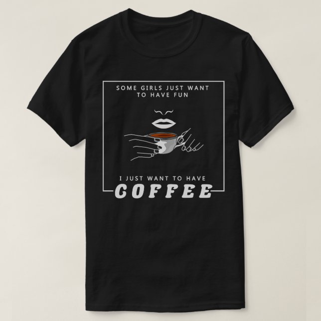 T-shirt Café pour femmes (Design devant)