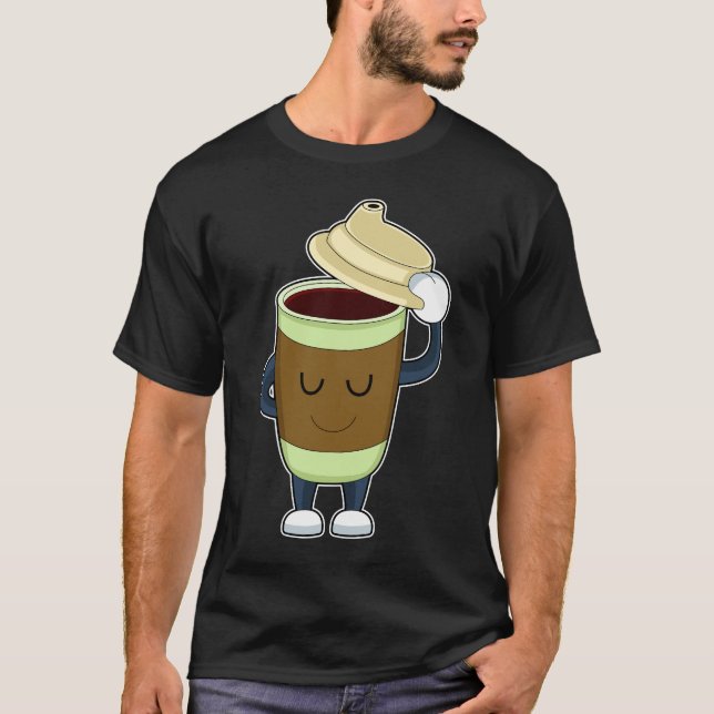 T-shirt Café pour homme (Devant)