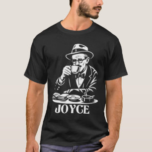 T-Shirt Café Retro Lecteur James Joyce