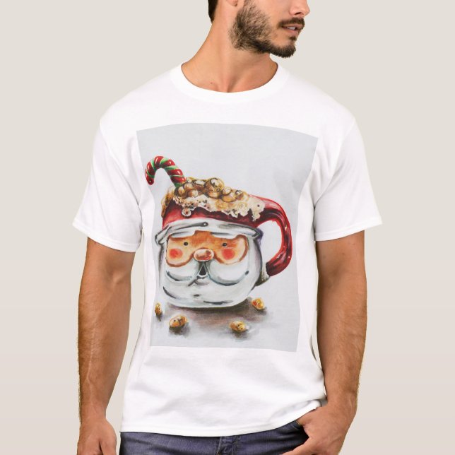 T-shirt café santa claus (Devant)