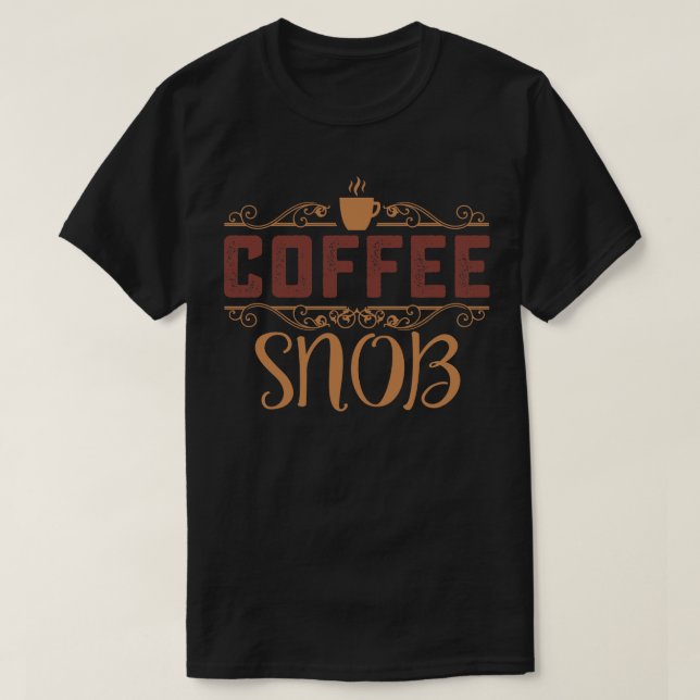 T-shirt Café Snob (Design devant)