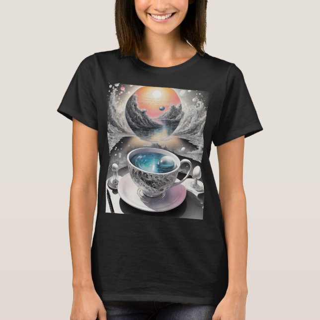 T-shirt Café spatial (Devant)