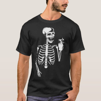 T-shirt Café squelette