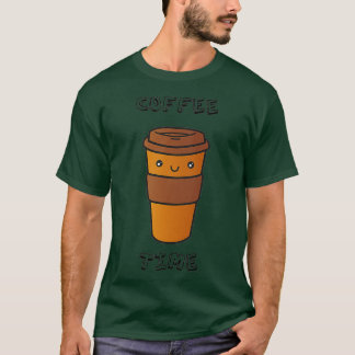 T-shirt Café TimeFunny Coffee Grillage